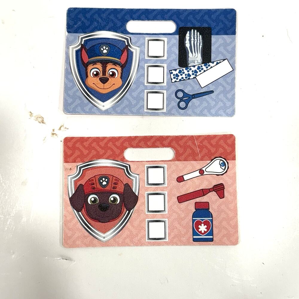 Melissa & Doug Paw Patrol Marshall's Wooden Rescue Caddy REPLACEMENT BADGES X2